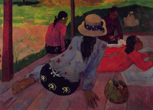 Paul Gauguin Afternoon Rest, Siesta Sweden oil painting art